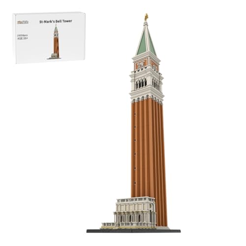 ToyGhillied Haus Modularer Modellbaukasten, 1/50 St-Marks Bell Tower Assembly Toy Building Blocks Set, Berühmtes Wahrzeichen Modell MOC-99638 Designed by Stebrick- 20050 PCS ToyGhillied Haus Modularer Modellbaukasten, 1/50 St-Marks Bell Tower Assembly Toy Building Blocks Set, Berühmtes Wahrzeichen Modell MOC-99638 Designed by Stebrick- 20050 PCS von ToyGhillied