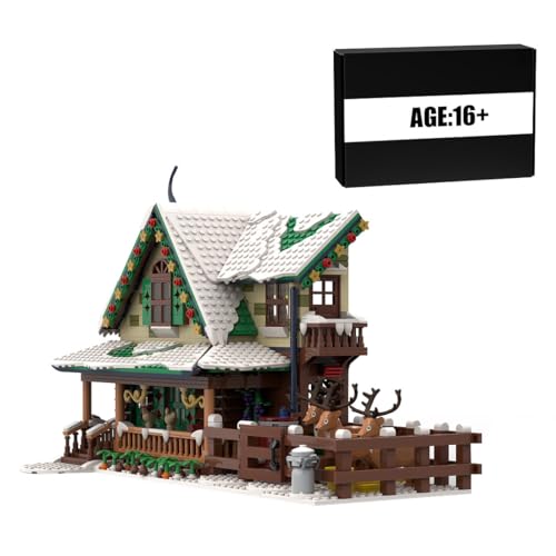 ToyGhillied Klemmbausteine Bauklötze Modular Haus Gebäude, 1973 Stück Reindeer Ranch Weihnachten Schnee Bauspielzeugset Erwachsene Entworfen von BigBobsBricks ToyGhillied Klemmbausteine Bauklötze Modular Haus Gebäude, 1973 Stück Reindeer Ranch Weihnachten Schnee Bauspielzeugset Erwachsene Entworfen von BigBobsBricks von ToyGhillied