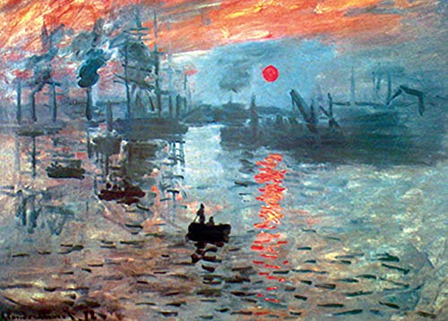ToyHero Puzzle Claude Monet: Impression Sonnenaufgang - Puzzle 1000 Teile Klassische Puzzle für Erwachsene Teenager 19.69 * 27.56 Zoll von ToyHero