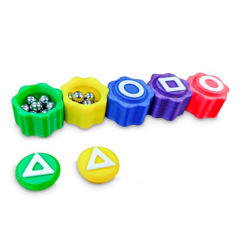TOYPLASH - Set 5 Steine Gonggi Spiel – Gonggi Steine Original Korea - Gongi Spiel für Kinder & Erwachsene - Korean Stein Traditionell - Gongi Korean Game Original - Jackstones Game (Plastiktüte) von ToyPlash
