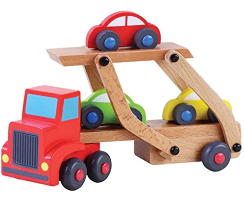 LKW Autotransporter Auto aus Holz Holzspielzeug mit 3 Autos LKW Autotransporter Auto aus Holz Holzspielzeug mit 3 Autos von ToyToyToy