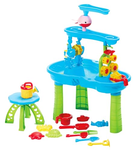 ToyToyToy Sand Wasserspieltisch Wasserspielzeug für den Garten Wassertisch viel Zubehör ToyToyToy Sand Wasserspieltisch Wasserspielzeug für den Garten Wassertisch viel Zubehör von ToyToyToy