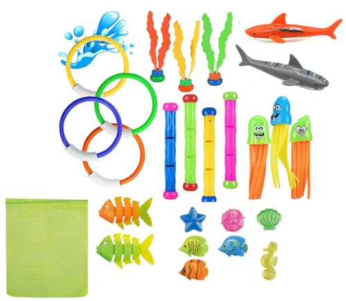 ToyToyToy Tauchspielzeug Mega Set 26 TLG mit Tauchringen Tauchstäben Tauchbällen Fischen UVM ToyToyToy Tauchspielzeug Mega Set 26 TLG mit Tauchringen Tauchstäben Tauchbällen Fischen UVM von ToyToyToy