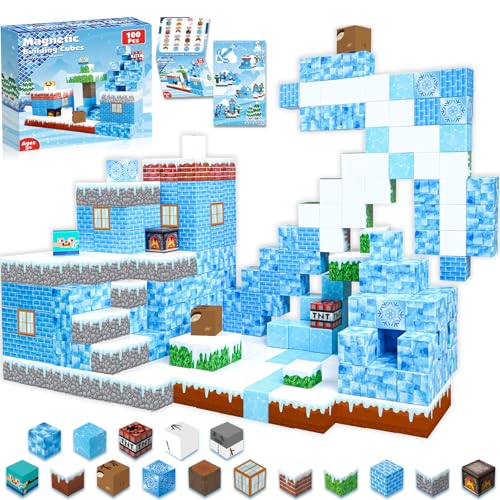 Magnetic Blocks-100PCS Magnetic Building Blocks Frozen Edtion von ToyUnited