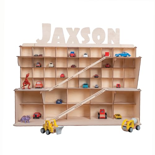 Holzspielzeug Autogarage Aufbewahrung - großes Modell von Toy Box