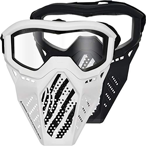 Toyer 2er Pack Gesichtsmaske Taktische Maske Kompatibel mit Nerf Rival, Apollo, Zeus, Khaos, Atlas und Artemis Blasters Rival Mask Toyer 2er Pack Gesichtsmaske Taktische Maske Kompatibel mit Nerf Rival, Apollo, Zeus, Khaos, Atlas und Artemis Blasters Rival Mask von Toyer