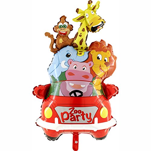 Toyland 37 "Zoo Party Tier Supershape Folienballon - Kindergeburtstagsfeier Ballon Toyland 37 "Zoo Party Tier Supershape Folienballon - Kindergeburtstagsfeier Ballon von Toyland