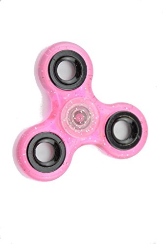 HENGSONG Fidget Toys Hand Spinner Finger Spielzeug für Kinder und Erwachsene Spielzeug Geschenke (pink mit Glitzer) von Toyland