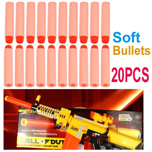 KT 20 Stück weiche Kugel Sicherheit Bullets Darts Für Nerf Blaster-Gewehr-Spielzeug KT 20 Stück weiche Kugel Sicherheit Bullets Darts Für Nerf Blaster-Gewehr-Spielzeug von Toyland