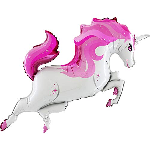 Toyland® 101,6 cm rosa Einhorn-Folienballon – Geburtstagsparty-Dekoration von Toyland