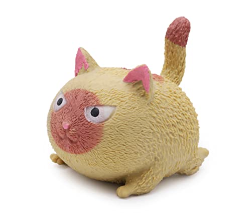 Toyland® 12cm Wütend Squeezy Cat Stress Ball – Neuheit Squeeze Toy – Sensorisches Spielzeug (Blond) von Toyland