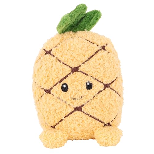 Toyland® 13 cm (5 Zoll) Ananas-Plüschtier mit Fruchtbündel – Kuscheliges Stofftier – Geeignet ab Geburt von Toyland