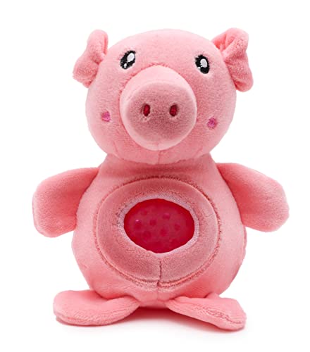 Toyland® 16 cm Peter Schweinebauernhof-Plüsch mit knautschigem Bauch - Neuartiges Quetschspielzeug von Toyland