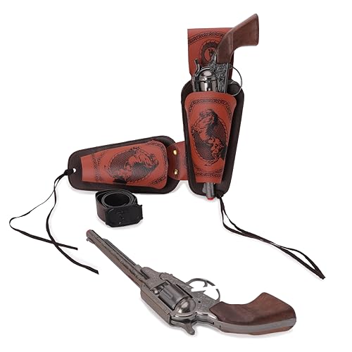 Toyland® 20cm (8") 5-teiliges Sheriff-Kostümset – 2 Druckguss-Pistolen, Gürtel und 2 Holster inklusive von Toyland