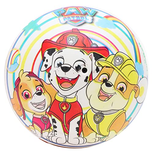 Toyland® 23 cm (9 Zoll) Paw Patrol Ball – Paw Patrol Toys – Spielzeug für draußen + Spiele – Streifendesign – Alter ab 3 Jahren von Toyland