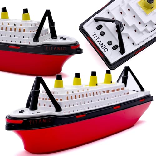 Toyland® 41 cm (16 Zoll) Titanic-Nachbildung, Spielzeugboot – Schwimmendes Wasserspielzeug für Kinder – Pool- und Badespielzeug – Ab 3 Jahren von Toyland