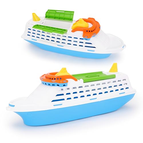Toyland® 41cm (16 Zoll) Buntes Kreuzfahrtschiff mit Beweglichen Türen – Schwimmendes Wasserspielzeug für Kinder – Pool- und Badespielzeug – Ab 3 Jahren von Toyland