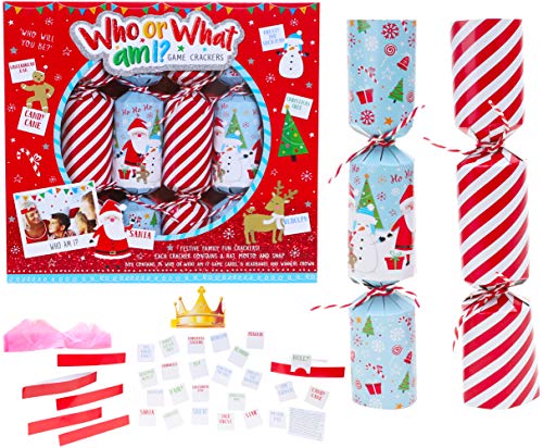 Toyland® 6er Pack - Wer oder was bin ich? Spiel Christmas Crackers - Christmas Party Games von Toyland