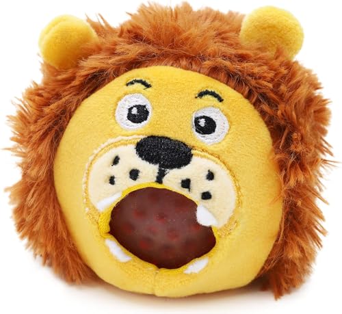 Toyland® 8 cm Furry Animal Jelly Squeezers – Neuartiges Kinderspielzeug – Löwe von Toyland