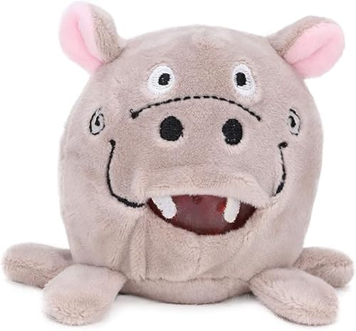 Toyland® 8 cm Furry Animal Jelly Squeezers – Neuartiges Kinderspielzeug – Nilpferd von Toyland