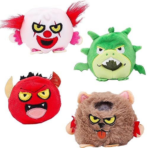 Toyland® 8 cm gruselige Halloween-Geleequetscher – neuartige Quetschspielzeuge für Kinder – 1 Stück nach dem Zufallsprinzip ausgewählt von Toyland