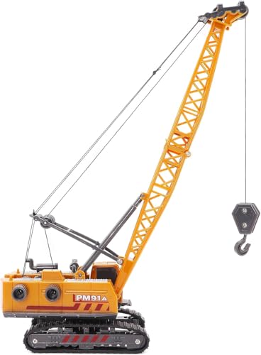 Toyland® Baukran-Spielfahrzeug – realistische bewegliche Teile – bedienbares Spielzeug für Kinder – Maßstab 1:55 von Toyland