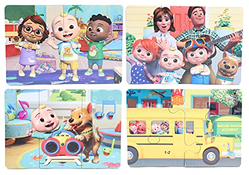 Toyland® Cocomelon Meine ersten Puzzles – 4 Puzzles – Kleinkindspielzeug – ab 18 Monaten von Toyland