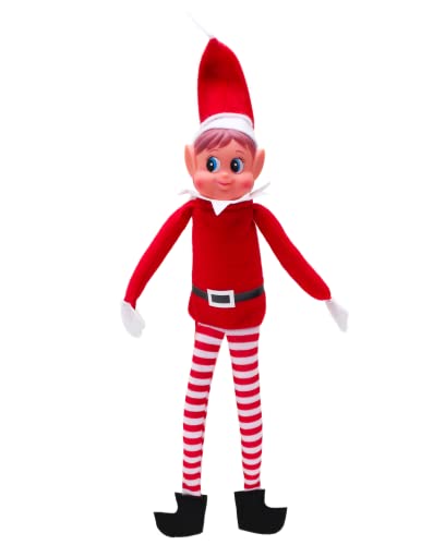 Toyland® Elves Behavin Badly 12-Zoll-Mädchen-Elf-Kuscheltier mit Langen Beinen, weichem Körper und Vinylkopf – Weihnachtsspielzeug von Toyland