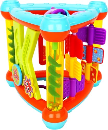 Toyland® Mein erstes Aktivitätsdreieck - 5-seitiges Lernen und Spaß - Babyspielzeug - 6 m + von Toyland