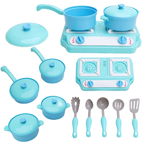 Toyland® Mein erstes Kochset - Mit vorgetäuschtem Kochfeld mit Licht und Ton - Fantasievolles Kinderspiel von Toyland
