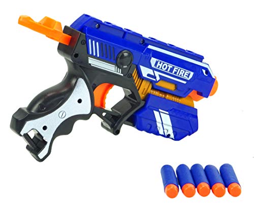 Toyland® Mini Hot Fire - Micro Unfug Pullback Shooter - Geschosse enthalten von Toyland