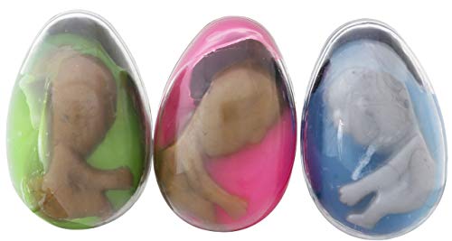 Toyland® Packung mit 3 x 8,5 cm Alien Egg Toy - Alien In GOO & Plastikei - Neuheit & Gag Toys von Toyland