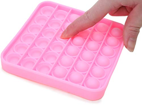 Toyland® Push Bubble Pop Bubble Sensorisches Zappelspielzeug (rosa Quadrat) von Toyland