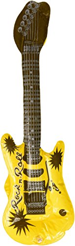 Toyland 1 x Abendkleid Rock N Roll Party-Neon Coloured Aufblasbare Gitarre Gelb [Spielzeug] von Toyland