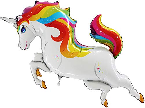 40 "bunte Einhorn Folienballon - Geburtstagsparty Dekoration von Toyland
