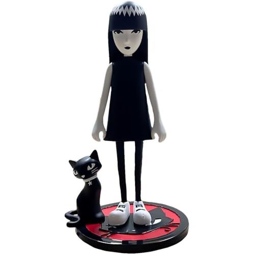 Emily the Strange Figurine Bendy Emily & Mystery Kitty 25 cm von Toynami