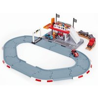 Jetzt kommt Spiel- und Rennspaß auf die Schienen! Transportieren die Flitzer zur Strecke und starte das Rennen. von Toynamics Europe GmbH