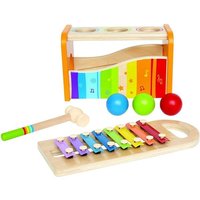 Hape E0305 - Regenbogen Xylophon und Hammerspiel von Toynamics Europe