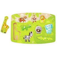 Hape - Dschungelpuzzle, 10 Teile von Toynamics