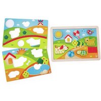 Hape - Pepe und Friends Sonnental Puzzle Hape - Pepe und Friends Sonnental Puzzle von Toynamics
