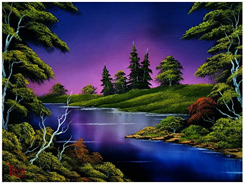 Bob Ross Blue River Nature Puzzle | 1000 Piece Jigsaw Puzzle von Toynk