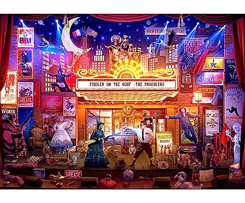 Broadway's Best Puzzle von Rachid Lotf, 1000 Teile, lustiges Denkspiel, Spielzeug und Spiele für Kinder und Erwachsene, 71,1 x 50,8 cm von Toynk