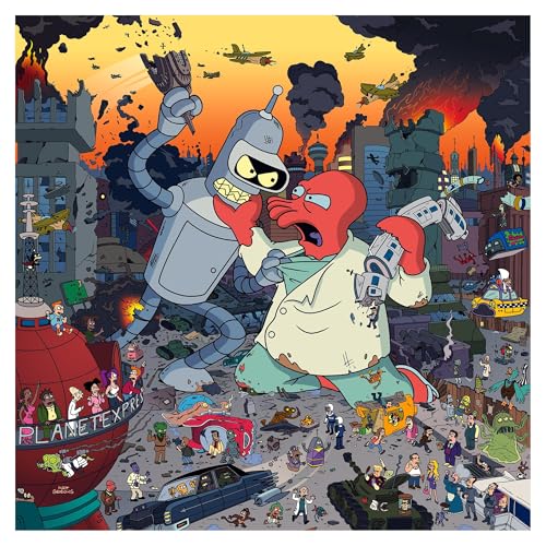 Futurama Bender vs. Zoidberg Puzzle 1000 Teile für Erwachsene | 71,1 x 50,8 cm Futurama Bender vs. Zoidberg Puzzle 1000 Teile für Erwachsene | 71,1 x 50,8 cm von Toynk