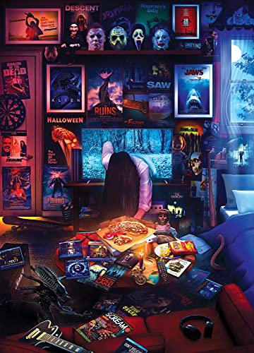 Rachid Lotf House of Horrors and Scary Movies Puzzle 1000 Teile Puzzle Rachid Lotf House of Horrors and Scary Movies Puzzle 1000 Teile Puzzle von Toynk
