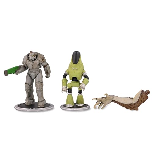 Toynk Fallout X01 Power Armor und Protectron 7,6 cm Minifiguren-Set 2er-Pack für Erwachsene | Enthält Build-A-Figure Deathclaw Stück Toynk Fallout X01 Power Armor und Protectron 7,6 cm Minifiguren-Set 2er-Pack für Erwachsene | Enthält Build-A-Figure Deathclaw Stück von Toynk