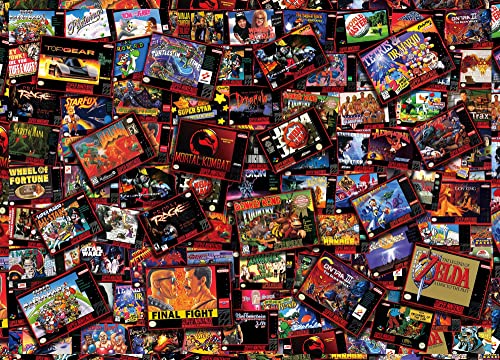 Super Never Ending Showdowns Retro Video Games 1000-Piece Jigsaw Puzzle von Toynk