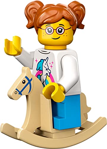 Auswahl: Lego 71037 Minifigures - Serie 24 - Minifiguren Sammelfiguren + Gratispostkarte (11 - Mädchen mit Schaukelpferd) von Toynova