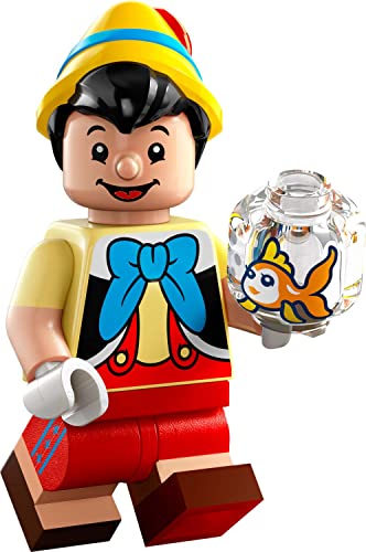 Auswahl: Lego 71038 Minifiguren - Disney 100 Jahre - Minifigures Sammelfiguren Disneyfiguren + Gratispostkarte (02 - Pinocchio) von Toynova