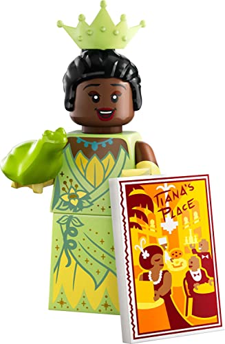 Auswahl: Lego 71038 Minifiguren - Disney 100 Jahre - Minifigures Sammelfiguren Disneyfiguren + Gratispostkarte (05 - Prinzessin Tiana) von Toynova
