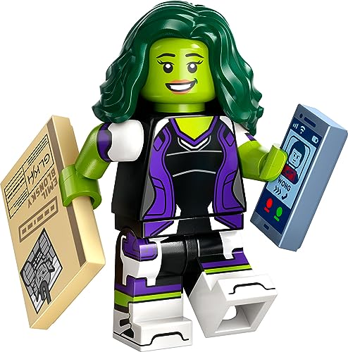 Auswahl: Lego 71039 Minifiguren - Marvel Serie 2 - Minifigures Sammelfiguren Marvelfiguren + Gratispostkarte (05 - She Hulk) von Toynova